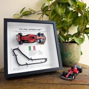F1 Frame Italian GP 2024 - 3D Circuit with Ferrari SF-24 - Charles Leclerc