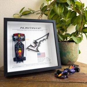 F1 Frame Austin GP 2021 - 3D Circuit with Red Bull RB16B - Max Verstappen