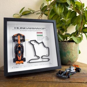 F1 Frame Hungarian GP 2024 - 3D Circuit with McLaren MCL38 - Oscar Piastri