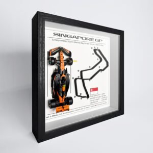 F1 Frame Singapore GP 2024 - 3D Circuit with McLaren MCL38 - Lando Norris